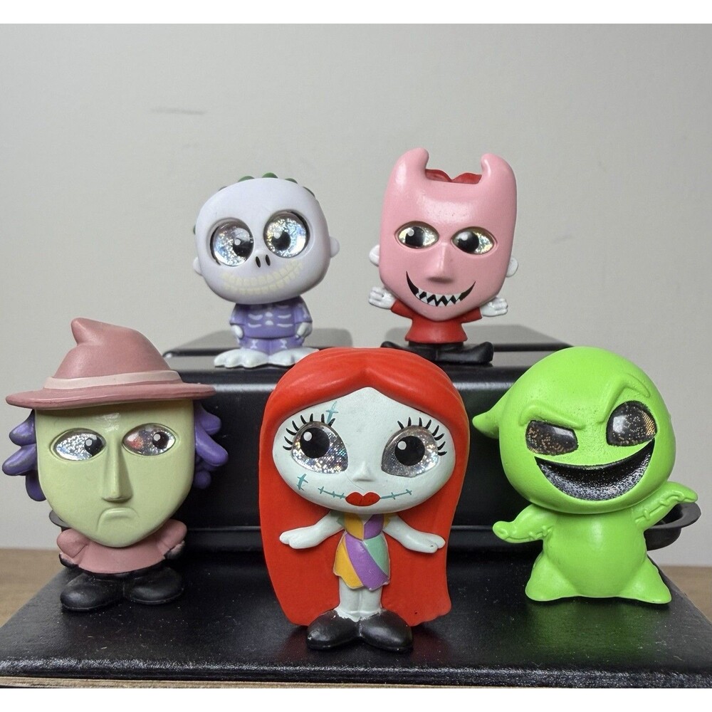 Disney Doorables Nightmare Before Christmas 5 Pc Lot Sally Oogie Boogie More